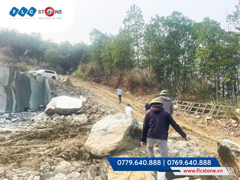 Tái cơ cấu và triển khai sản xuất trở lại mỏ Hà Lĩnh – FLC Stone đẩy mạnh khai thác đá xanh chất lượng cao