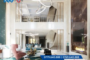 Xu hướng thiết kế nội thất 2026: Kết hợp phong thủy và đá tự nhiên để nâng tầm không gian sống