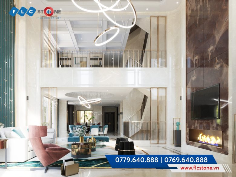 Xu hướng thiết kế nội thất 2026: Kết hợp phong thủy và đá tự nhiên để nâng tầm không gian sống
