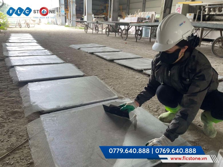 Keo Lưới Đá Marble – Công Đoạn Quan Trọng Trong Quy Trình Gia Công Đá Marble Chất Lượng Cao