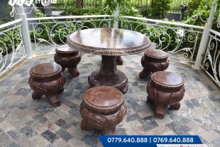 Hành Trình Tạo Nên Bộ Bàn Ghế Đá Marble Tự Nhiên – Nơi Mồ Hôi Người Thợ Hóa Thành Tuyệt Tác